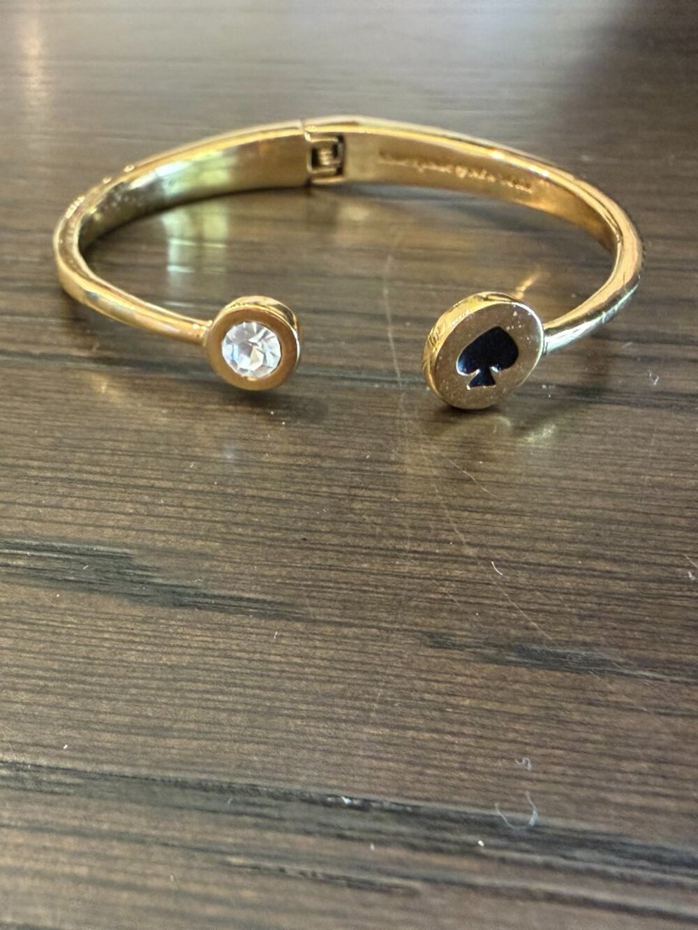 Kate Spade Hinged Gold Bangle
